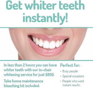 Get whiter teeth instantly