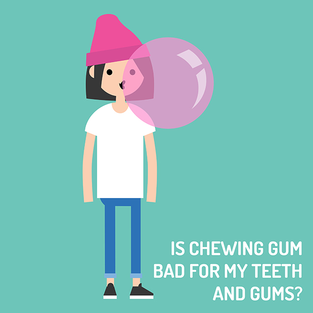 Is Chewing Gum Bad for My Teeth and Gums?